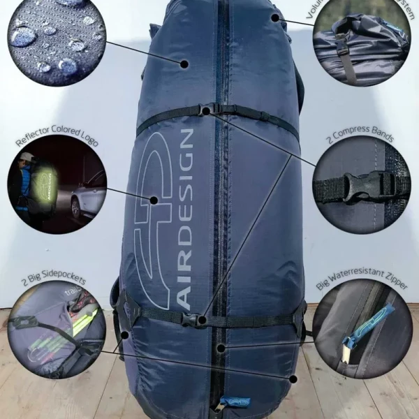 Sac de Portage Light Parapente AirDesign Trail | Flying Fish